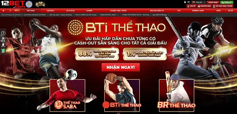 12BET là lựa chọn hoàn hảo cho người chơi cá độ bóng đá